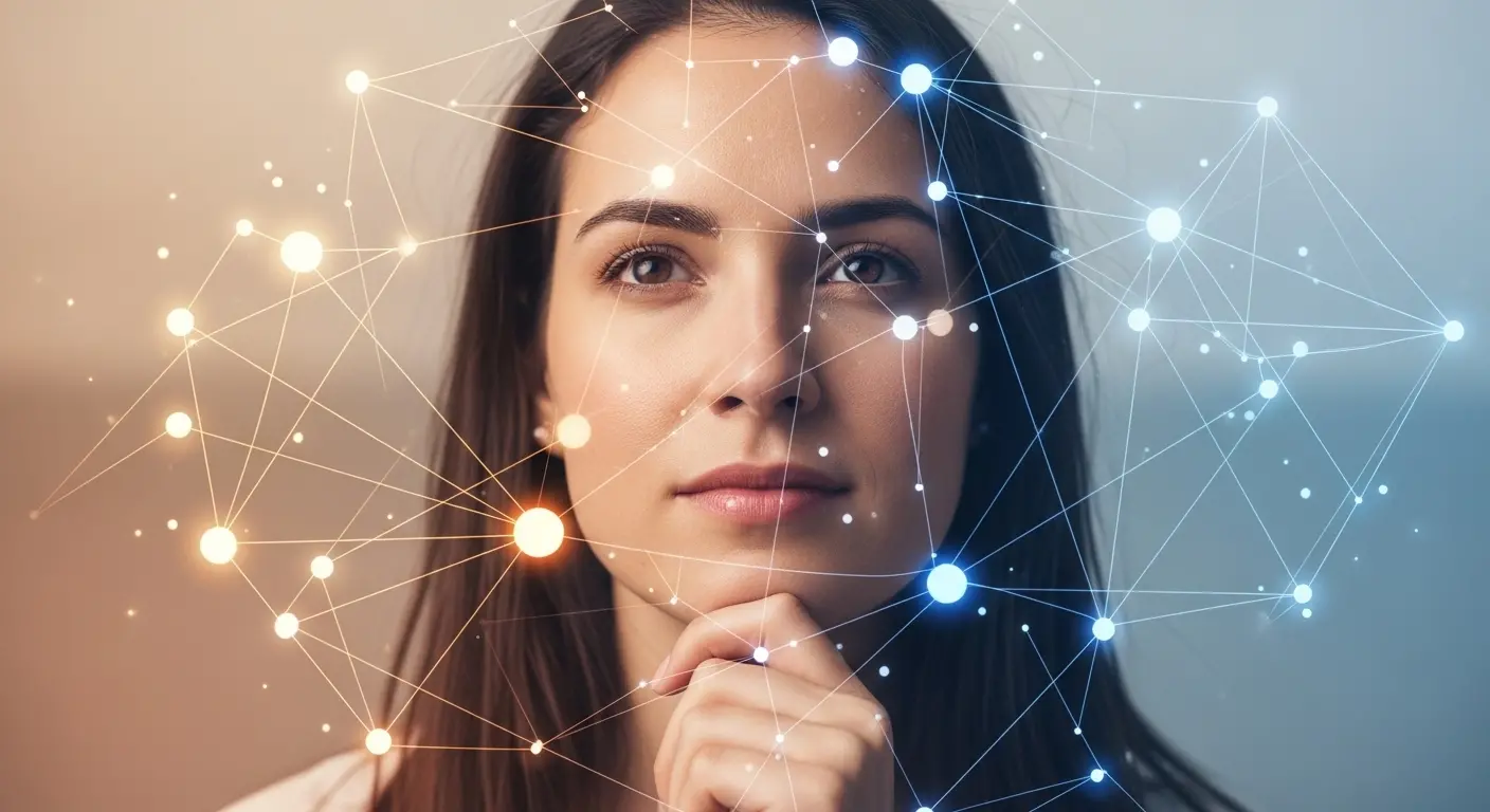 Illustration du concept d'agentivit&eacute; humaine montrant une personne prenant des d&eacute;cisions autonomes