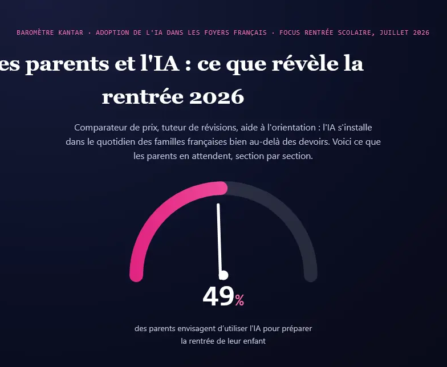 Les parents et l'ia. Baromètre KANTAR