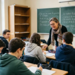 IA et esprit critique à l'école, un enseignant face à ses élèves en France